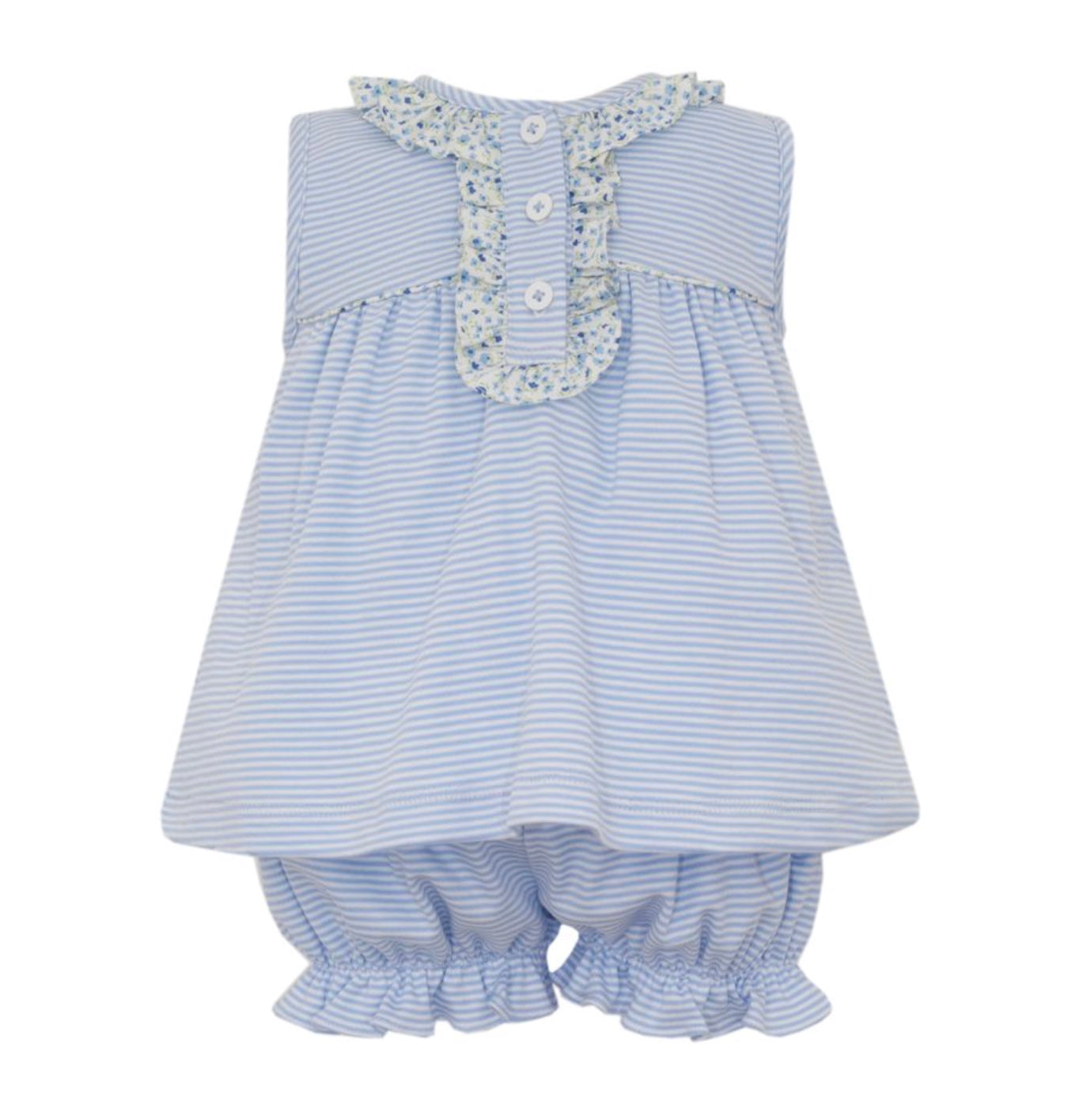 Betty's Blue Stripe Bloomer Set