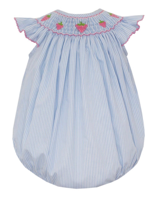 Susie's Smocked Strawberry  Bubble