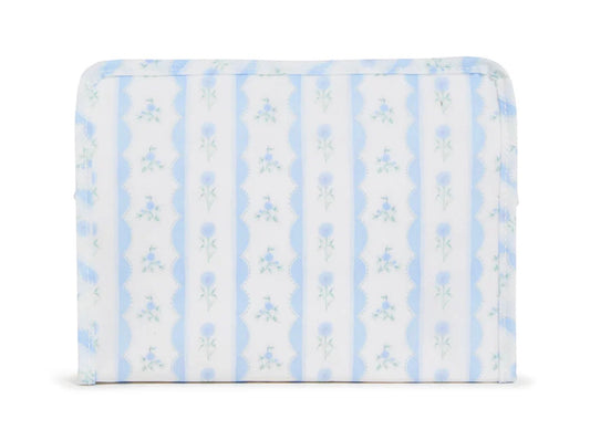TRVL Med Blue Floral Stripe Roadie