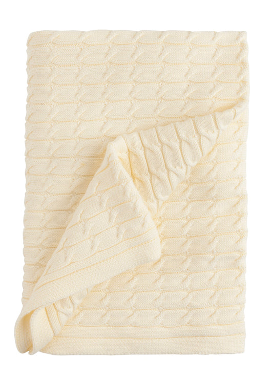 Yellow Cable Blanket