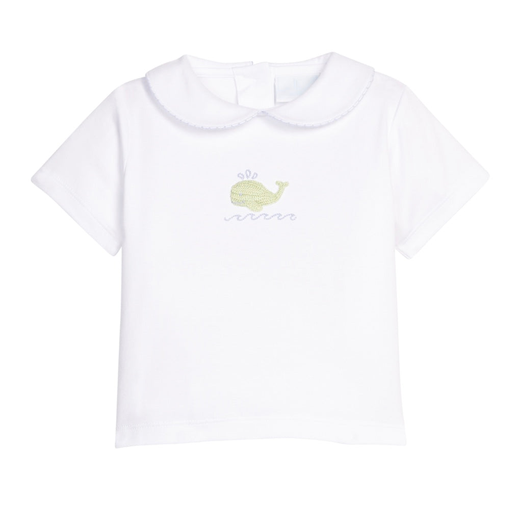 Crochet Whale Peter Pan Shirt