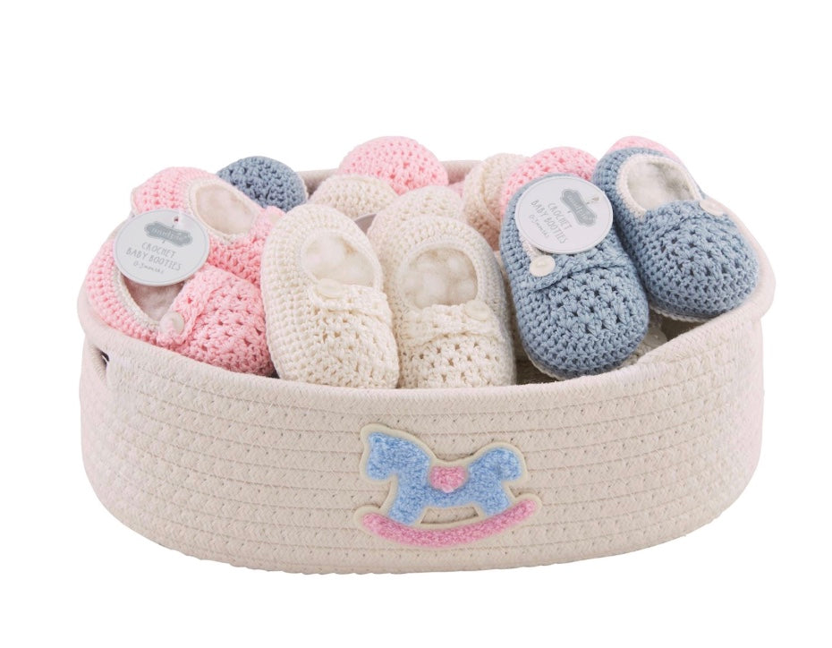 Mudpie Crochet Baby Booties