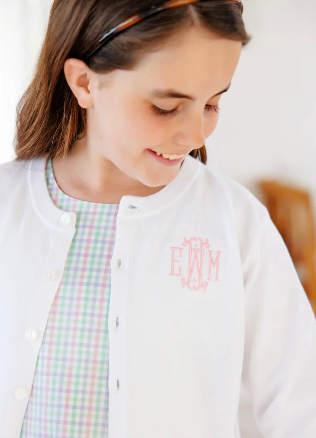 Cambridge Cardigan - White