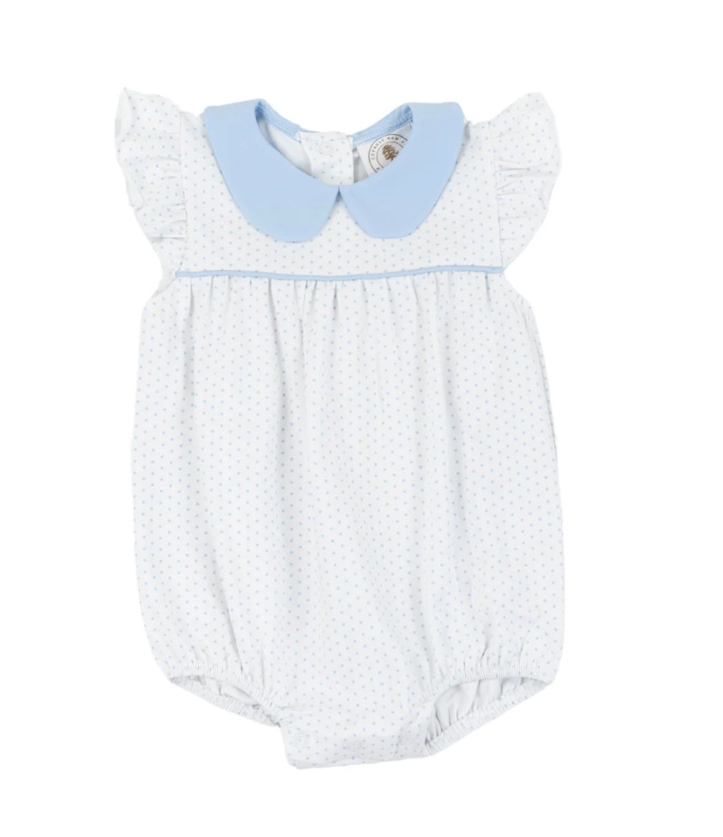 Classic Blue Dot Flutter Bubble