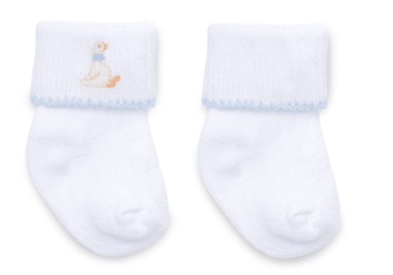 Silly Goose Socks - Light Blue
