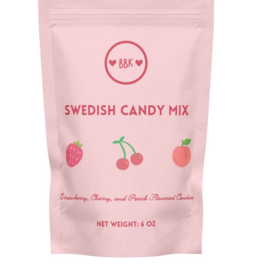 Swedish Candy Mix Strawberry 6oz