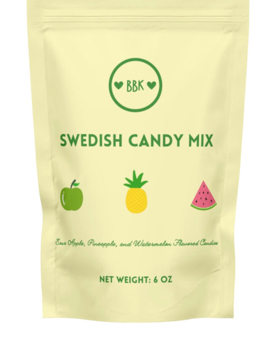 Swedish Candy Mix Sour Apple 6oz