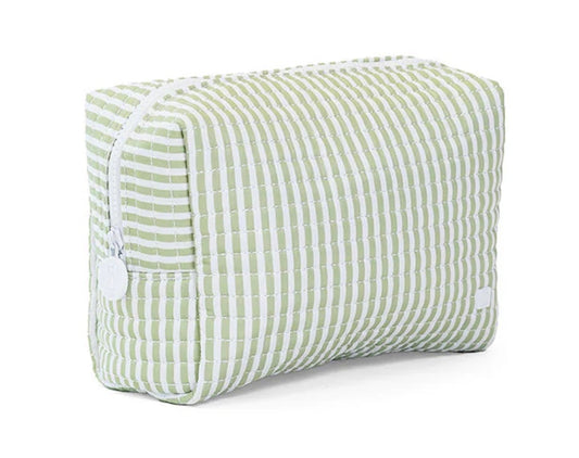 TRVL Quilted Stripe Sage Everyday Bag