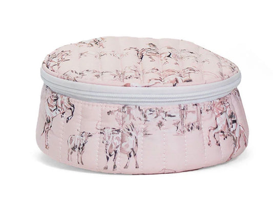 TRVL Quilted Jewel Case-Cowgirl