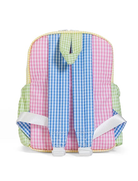 TRVL Pink Patch Gingham Mini Backer