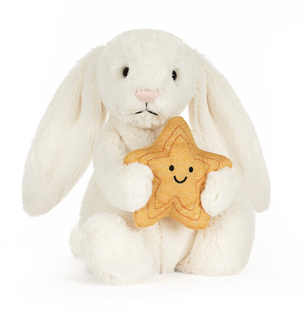Cream Bunny with Star