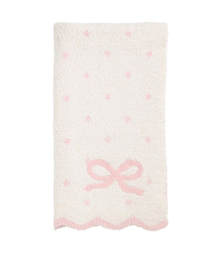 Bow Blanket Chenille