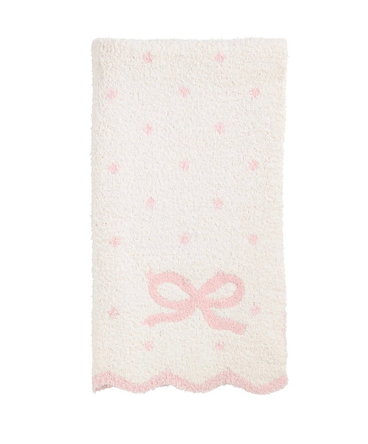 Bow Blanket Chenille
