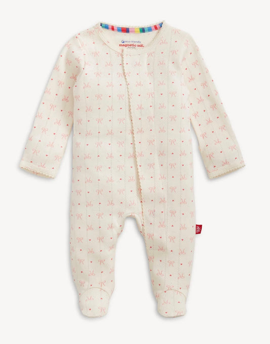 Heart & Bow Magnetic Footie