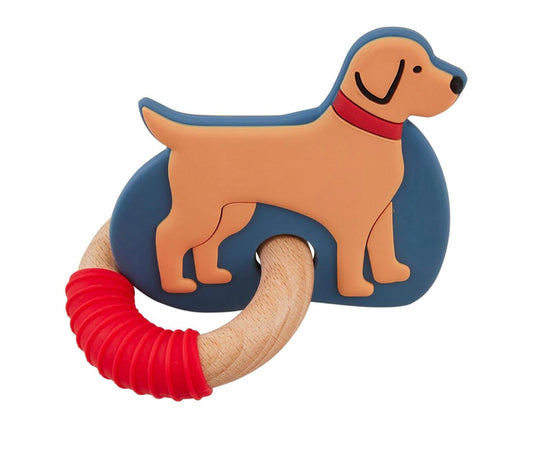 Pointer Dog Teether Ring