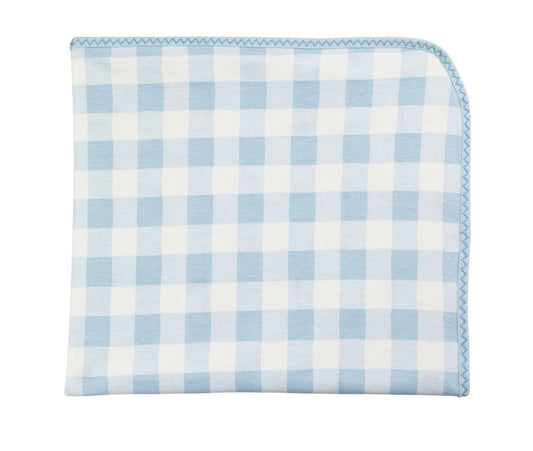 Blue Check Arrival Blanket