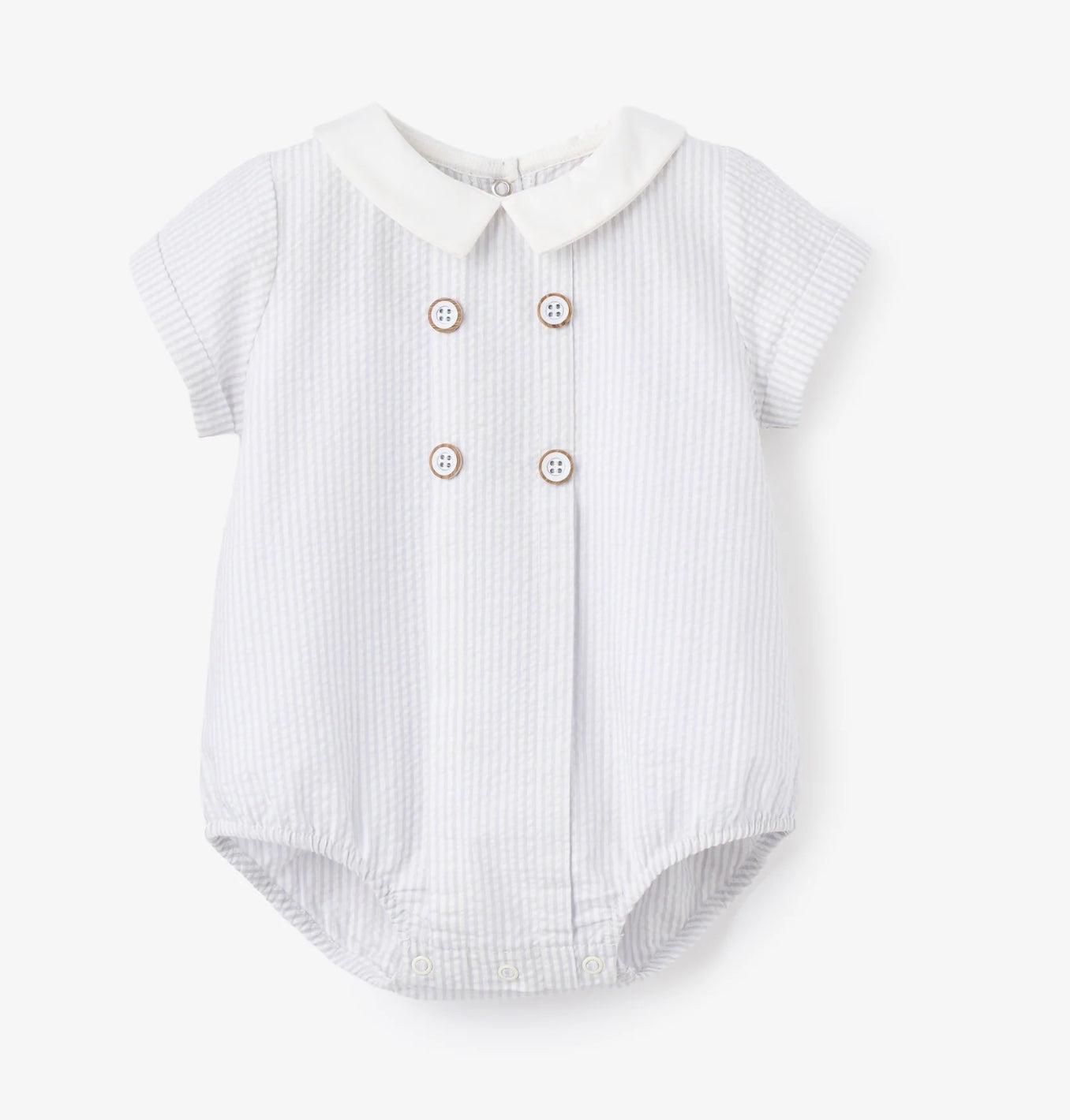 Blue Front Button Bubble