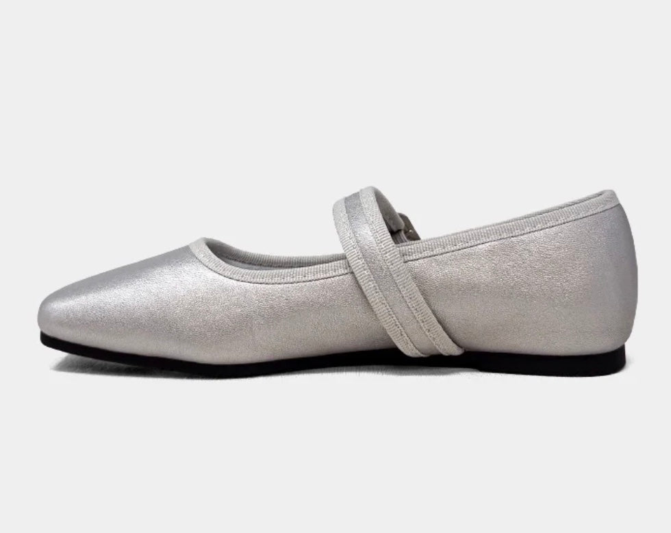 Adaline Mini Silver Mary Jane