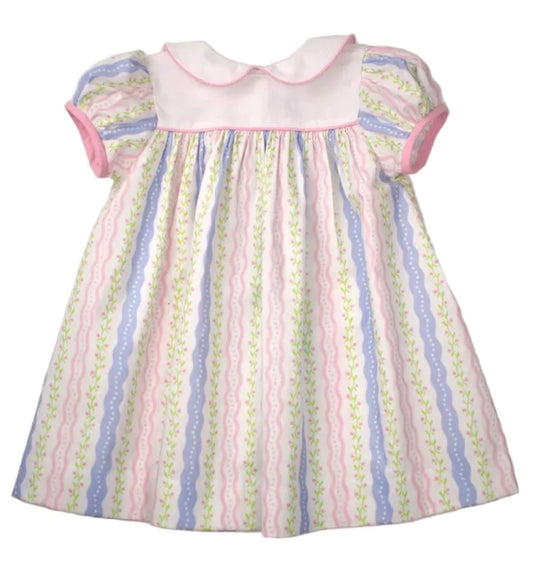 Francine's Floral Stripe Dress