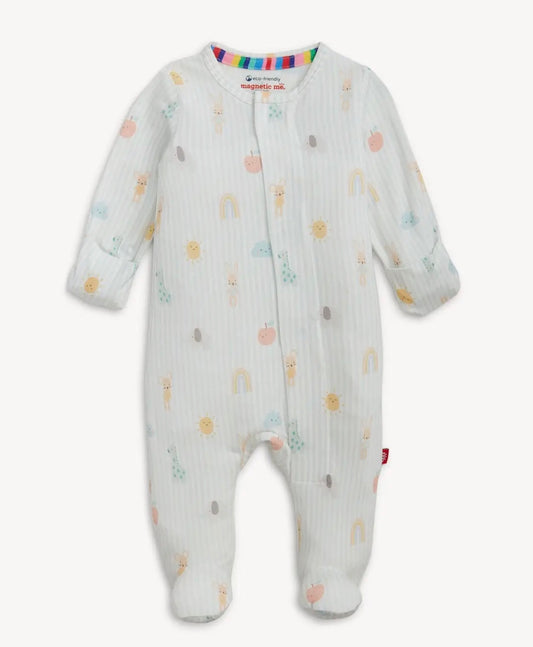 Lullaby Magnetic Footie Sky Blue