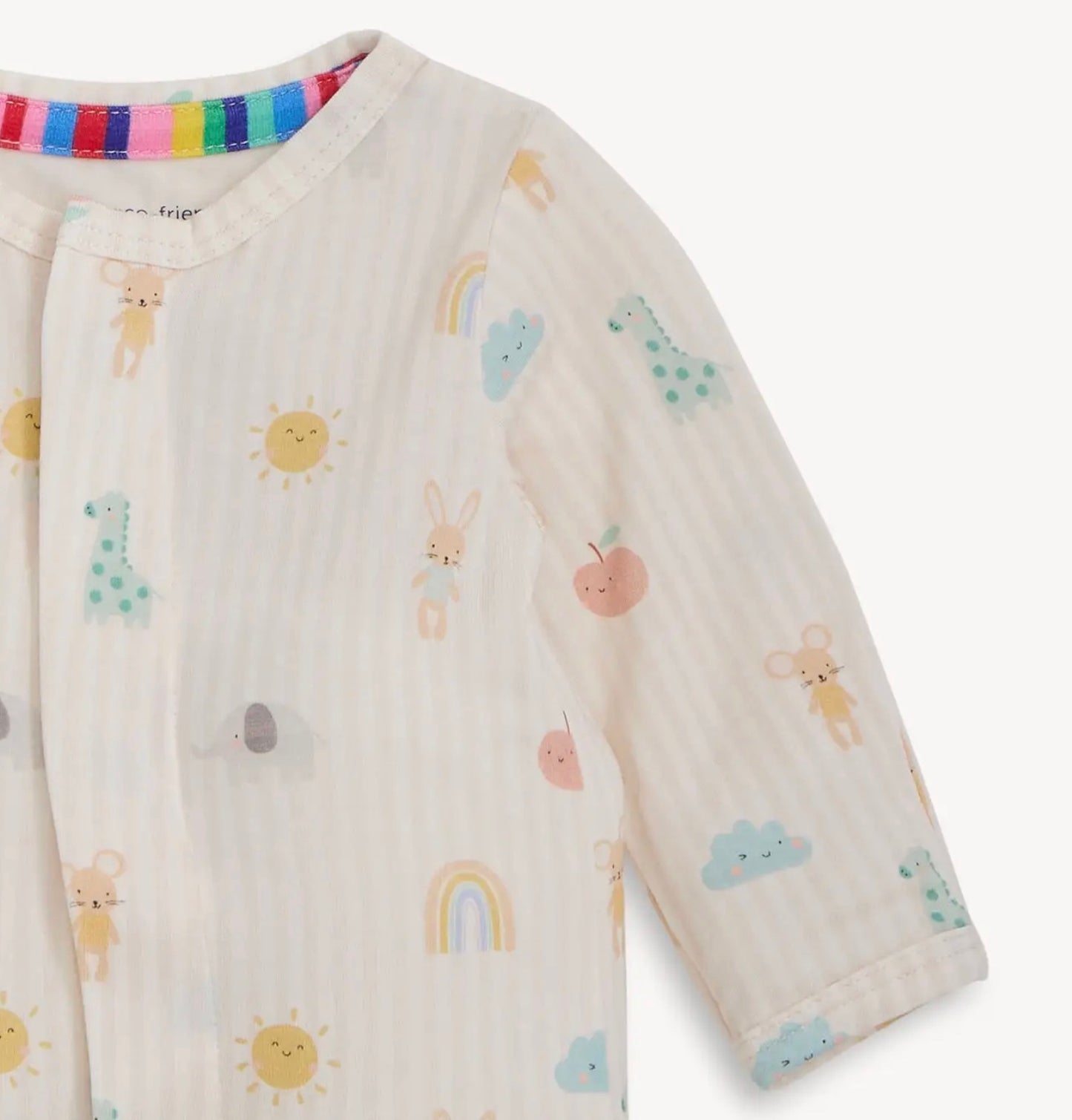 Lullaby Magnetic Footie Sky Pink