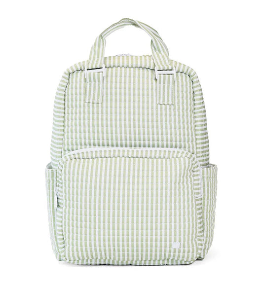 TRVL Quilted All You Need Bag - Sage Stripe
