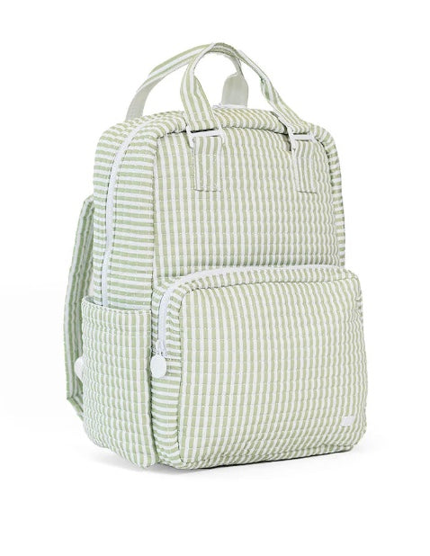TRVL Quilted All You Need Bag - Sage Stripe