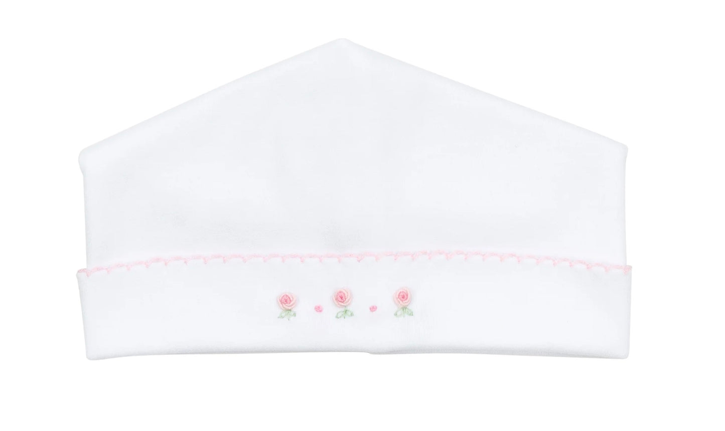 Juliette’s Embroidered Rosebud Hat