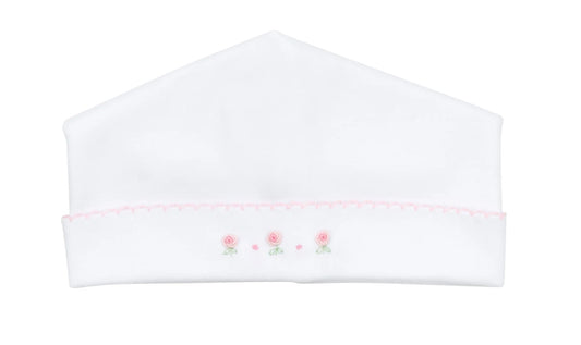 Juliette’s Embroidered Rosebud Hat