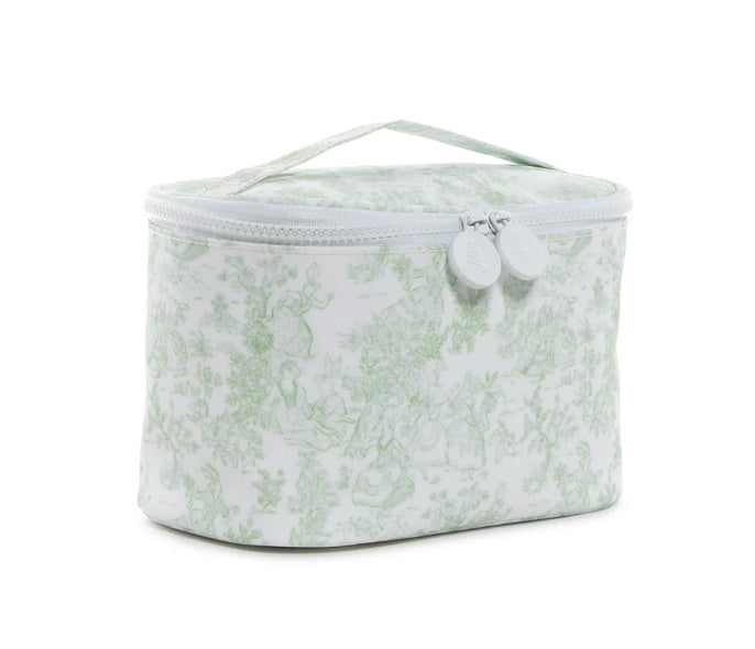 TRVL Train Case - Sage Bunny Toile