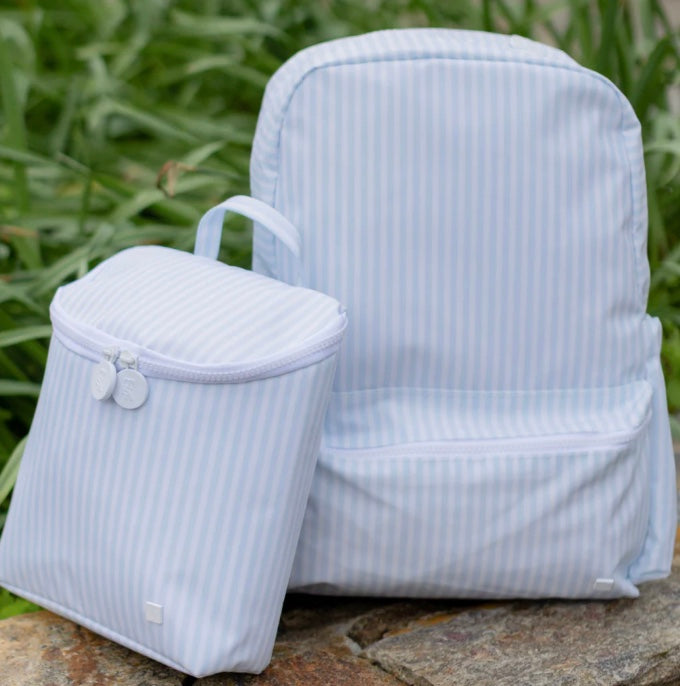 TRVL Pimlico Stripe Take Away Lunch Box - Blue