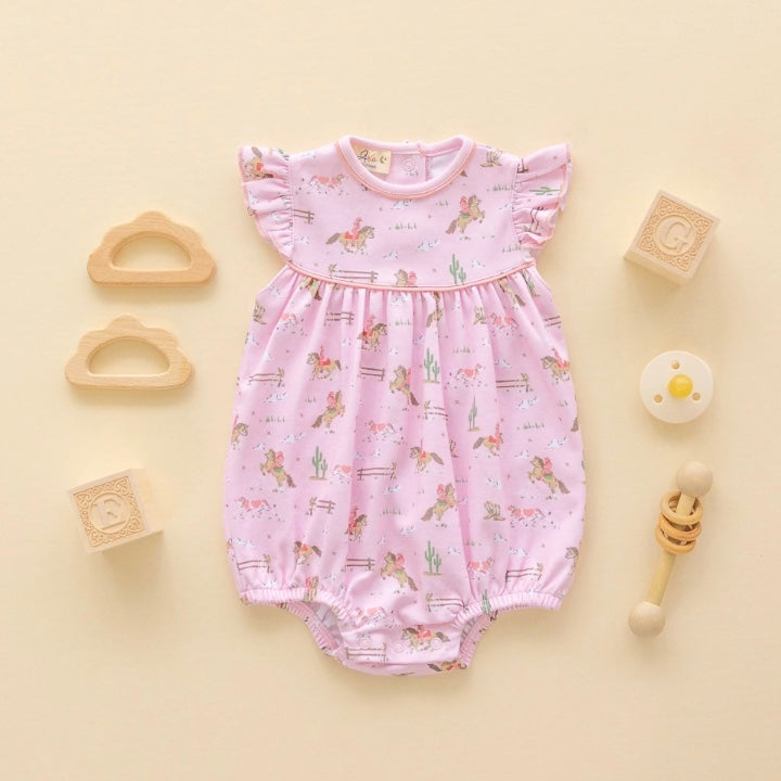 Little Wranglers Pink Bubble