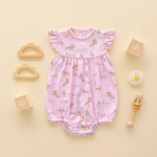 Little Wranglers Pink Bubble