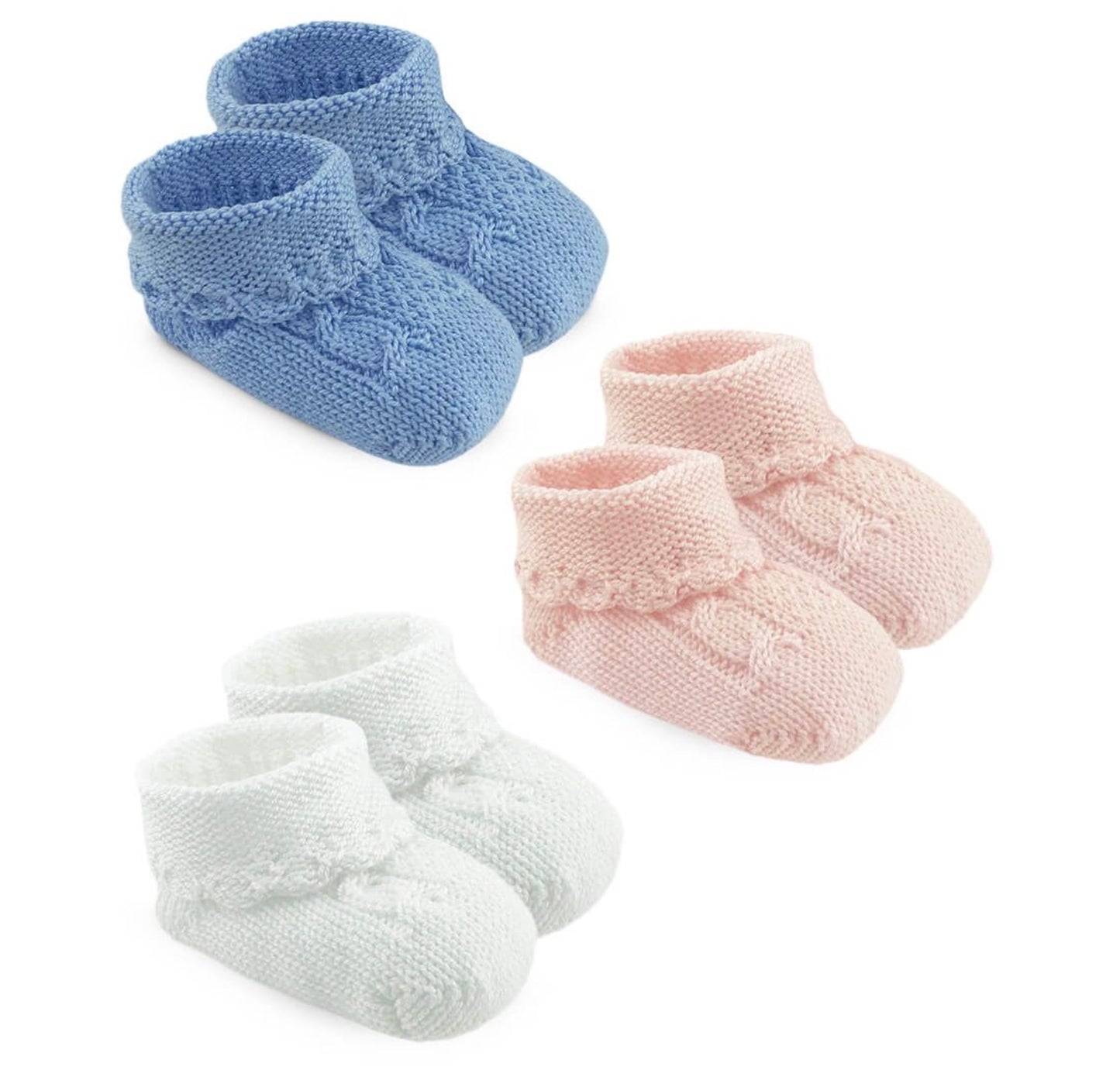 Crochet Cable Booties