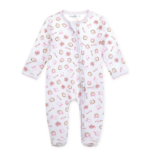 Precious Lil' Miss Slugger Print Footie