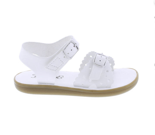 Footmates White Ariel Sandals