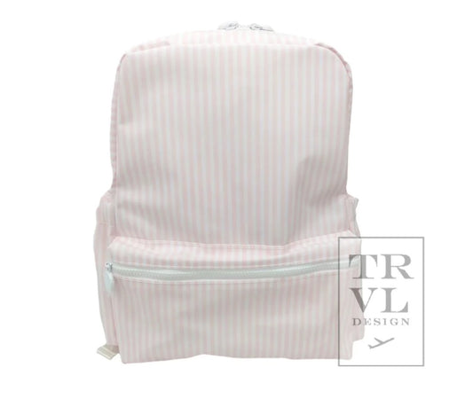 TRVL Pimlico Stripe Backpack - Pink