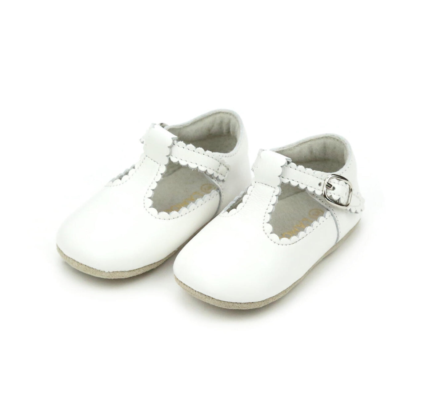 Elodie Crib Shoe -White