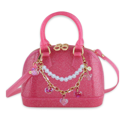 Cate: Hot Pink Sparkle Purse