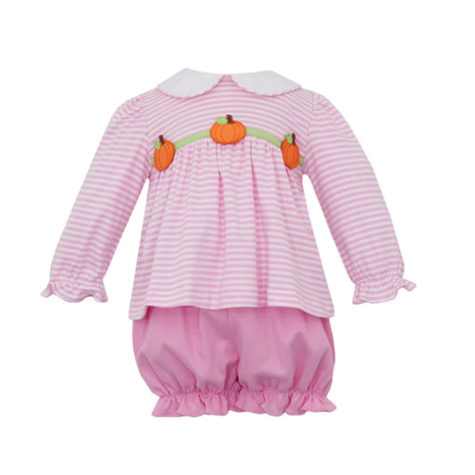 Claire Pumpkin Bloomer Set