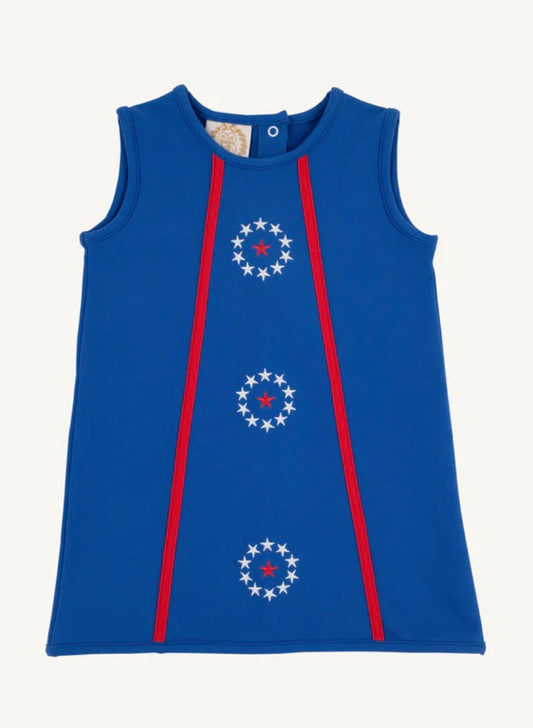 Annie Apron Dress - Rockefeller Royal
