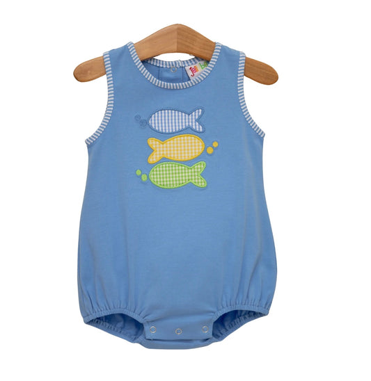 Blue Fish Trio Bubble