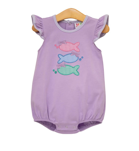 Purple Fish Trio Bubble