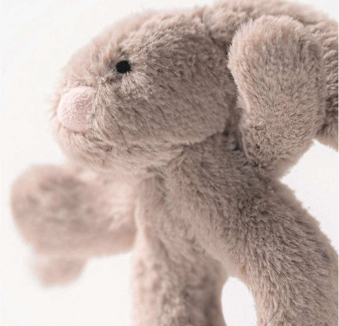 Bashful Beige Bunny Rattle