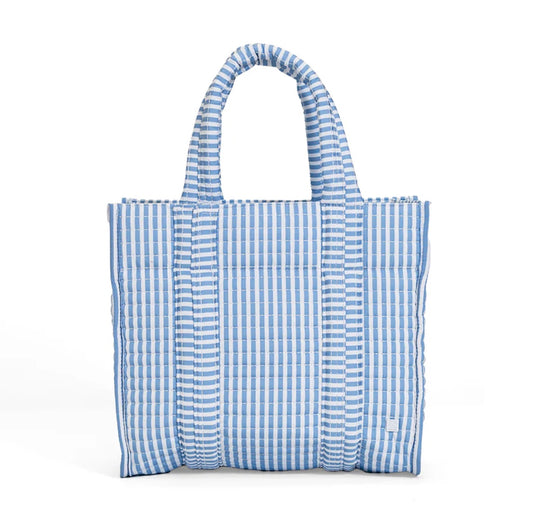 TRVL Quilted Mini Go Go Tote - Chambray