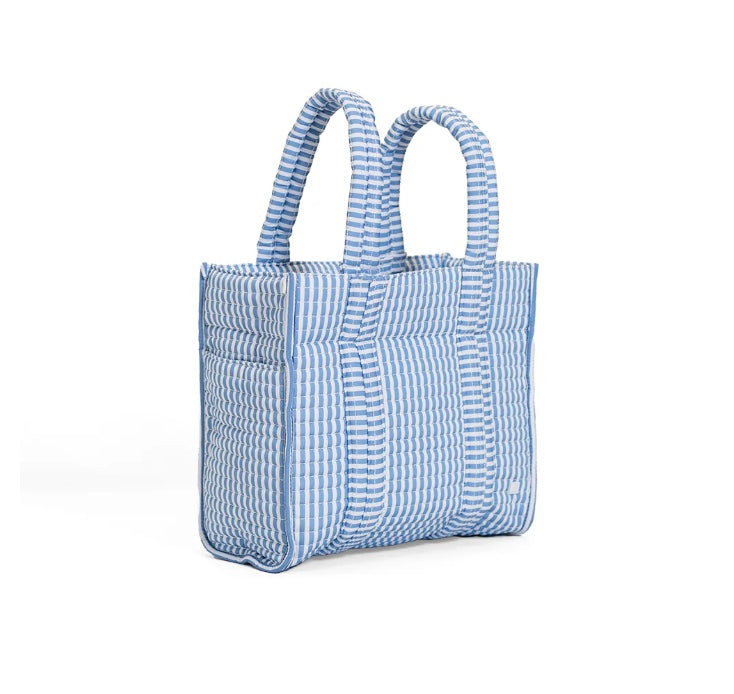 TRVL Quilted Mini Go Go Tote - Chambray