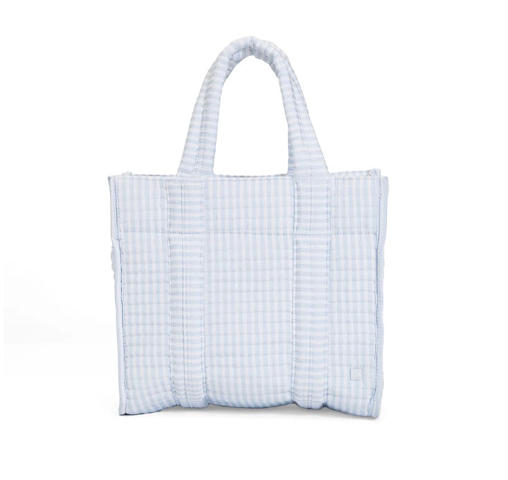 TRVL Quilted Mini Go Go Tote - Blue Stripe