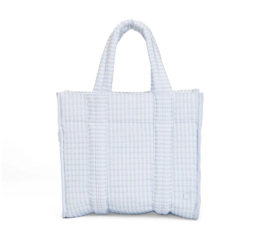 TRVL Quilted Mini Go Go Tote - Blue Stripe