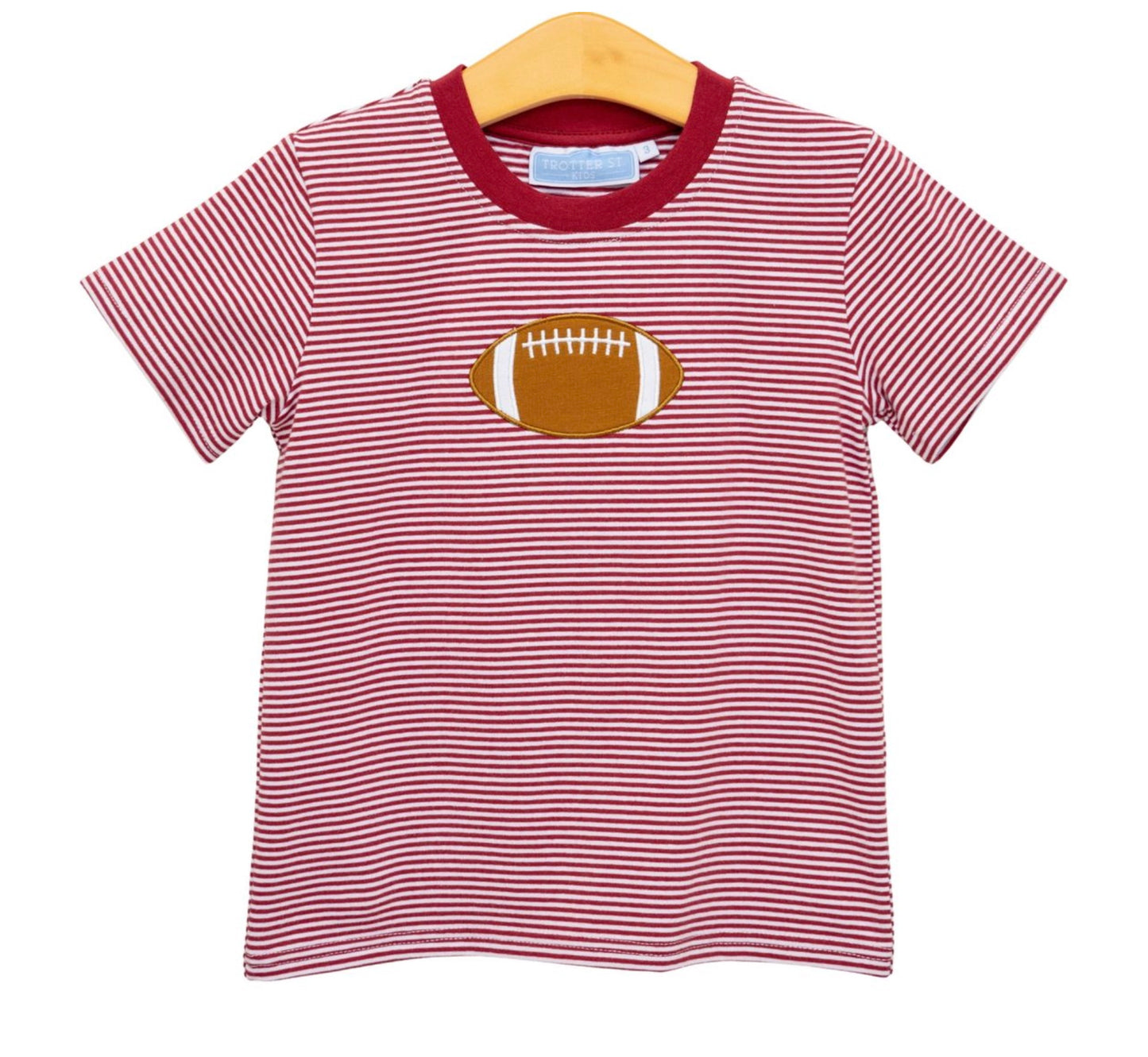 Crimson Football Tee