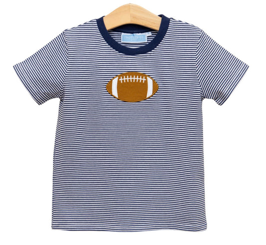 Navy Football Tee